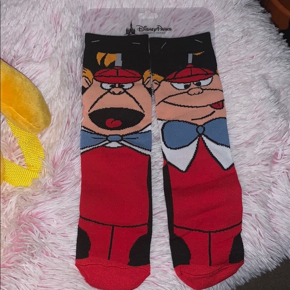 Disney Accessories - Alice In Wonderland’s Dee and Dum Twins Socks